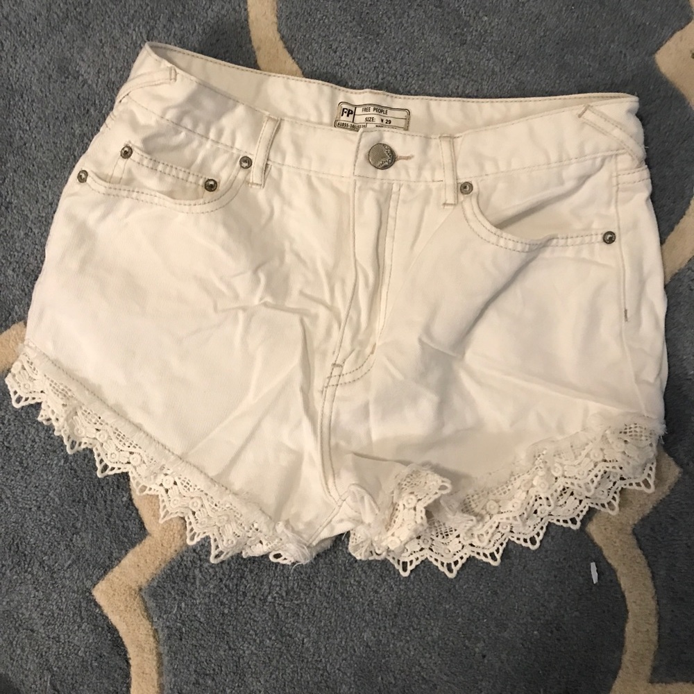 Free people high waisted shorts
